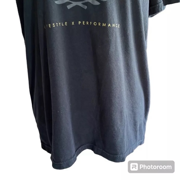 Live Fit Apparel Work Hard Black Graphic T-Shirt Size L - Picture 7 of 9